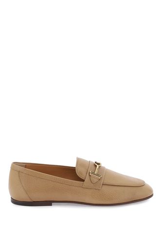 Tod's Leather Loafers With Bow - Tod's - Modalova