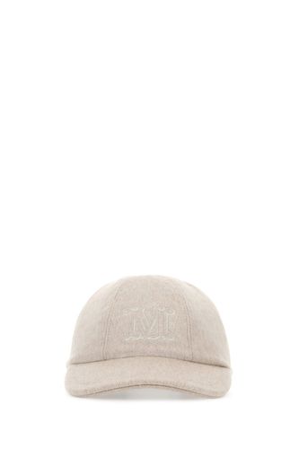 Sand Cashmere Pisa Baseball Cap - Max Mara - Modalova