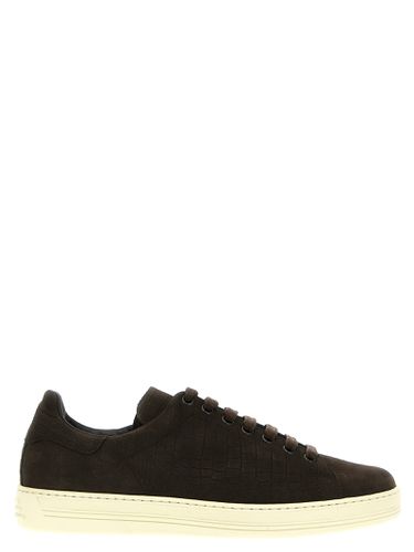 Tom Ford Coconut Nubuk Sneakers - Tom Ford - Modalova