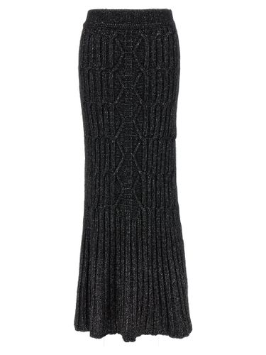 Alberta Ferretti Long Knit Skirt - Alberta Ferretti - Modalova