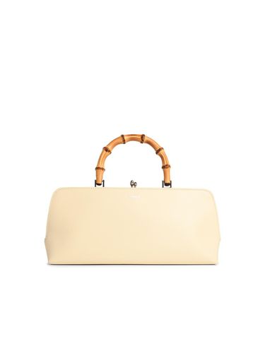 Jil Sander goji Cream Leather Bag - Jil Sander - Modalova