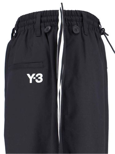 Y-3 Logo Straight Pants - Y-3 - Modalova