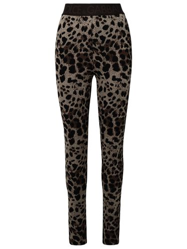 Animal Print Track Pants - Dolce & Gabbana - Modalova