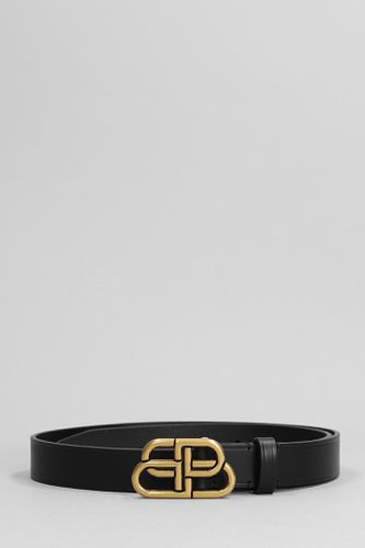 Bb Thin Belts In Leather - Balenciaga - Modalova