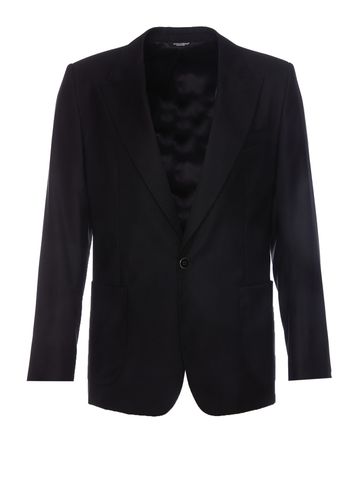 Single Breasted Jacket - Dolce & Gabbana - Modalova