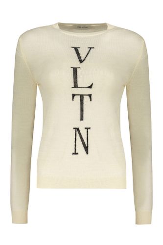 Long Sleeve Crew-neck Sweater - Valentino Garavani - Modalova