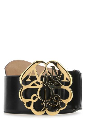 Black Leather Belt - Alexander McQueen - Modalova