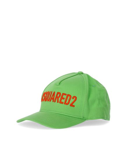 Technicolor Acid Green Baseball Cap - Dsquared2 - Modalova