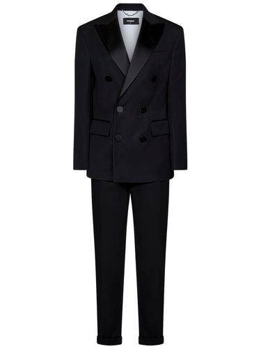 Boston Double-breasted Satin Suit - Dsquared2 - Modalova