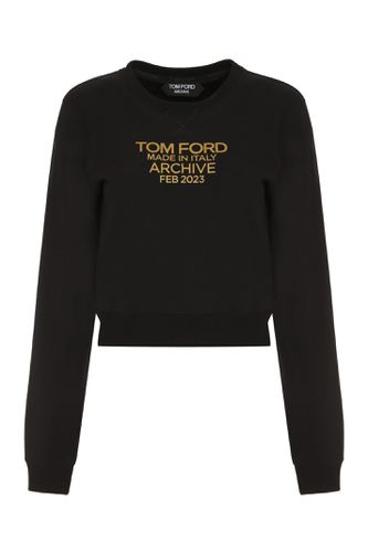 Cotton Crew-neck Sweatshirt - Tom Ford - Modalova