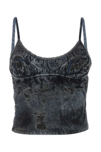 Multicolor Denim De-verni-fse Top - Diesel - Modalova