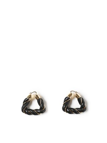 Nappa & Silver Earrings - Bottega Veneta - Modalova