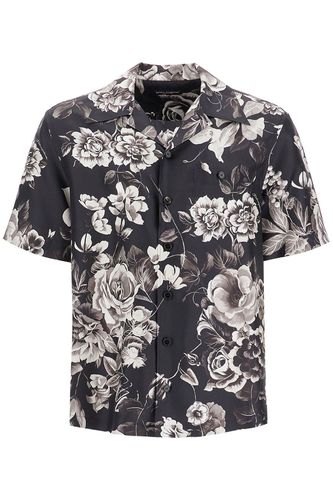 Hawaii Silk Shirt With Floral Print Set - Dolce & Gabbana - Modalova