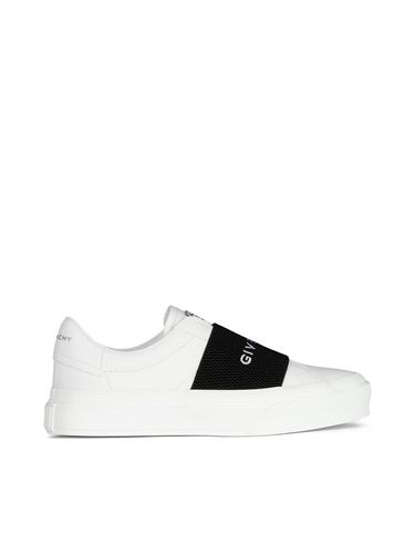 Sneakers In Leather With Webbing - Givenchy - Modalova