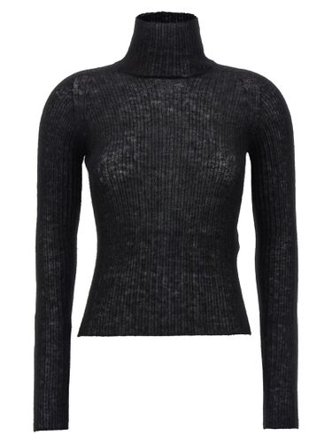 Ribbed Turtleneck Sweater - Saint Laurent - Modalova