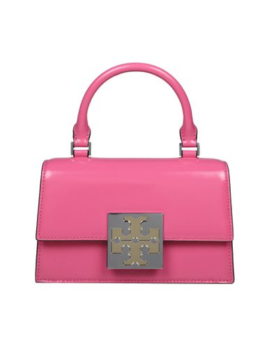 Mini Top Handle Bag In Pink Leather - Tory Burch - Modalova
