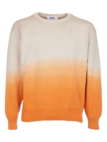 MSGM Ombre Effect Sweatshirt - MSGM - Modalova