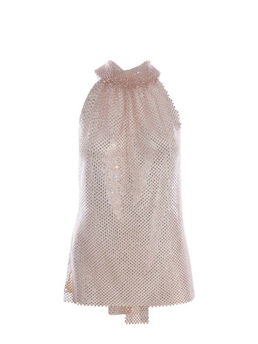 Top Philosophy Made Of Rhinestone Mesh - Philosophy di Lorenzo Serafini - Modalova