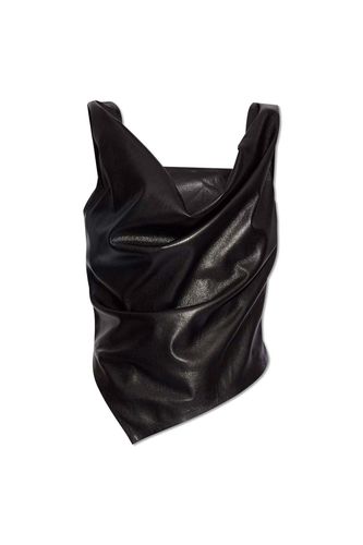 Petra Draped Leather Tank Top - Nanushka - Modalova