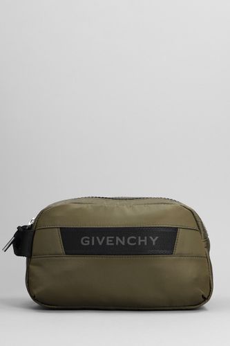 G-trek Toilet Pouch Clutch In Khaki Polyamide - Givenchy - Modalova