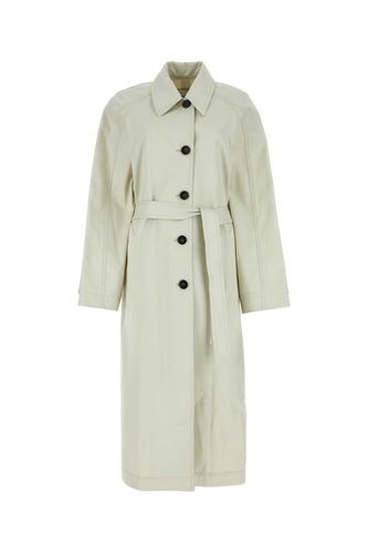 Chalk Cotton Ventile Trench Coat - Low Classic - Modalova