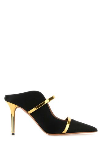 Black Satin Maureen 85 Mules - Malone Souliers - Modalova