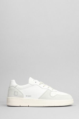 D. A.T. E. Court Sneakers In Suede And Leather - D.A.T.E. - Modalova