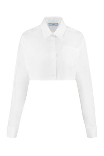 Prada Cotton Poplin Shirt - Prada - Modalova