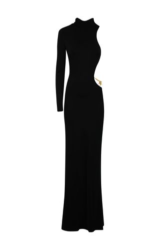 Red Carpet Dress In Shiny Jersey - Elisabetta Franchi - Modalova