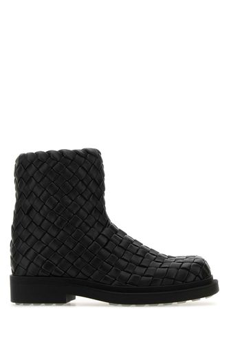 Black Leather Ben Ankle Boots - Bottega Veneta - Modalova