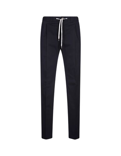 Slim Fit Drawstring Trousers In Cashmere Blend - PT Torino - Modalova