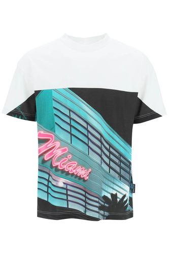 Graphic Printed Crewneck T-shirt - Palm Angels - Modalova