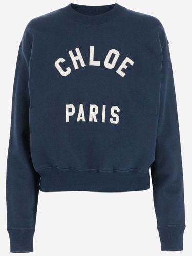 Chloé Cotton Sweatshirt With Logo - Chloé - Modalova