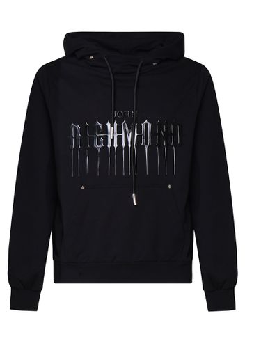 Cotton Sweatshirt With Hood - John Richmond - Modalova