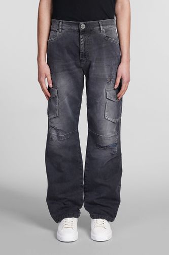 Balmain Jeans In Black Cotton - Balmain - Modalova