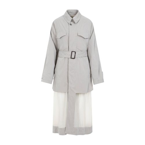 Belted-waist Reversible Trench Coat - Maison Margiela - Modalova