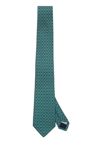 Salvatore Ferragamo Ties Green - Ferragamo - Modalova