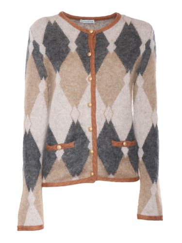 Ballantyne R Neck Cardigan - Ballantyne - Modalova