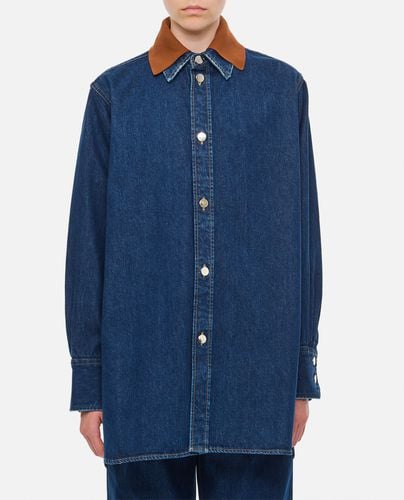 Plan C Long Sleeve Denim Shirt - Plan C - Modalova