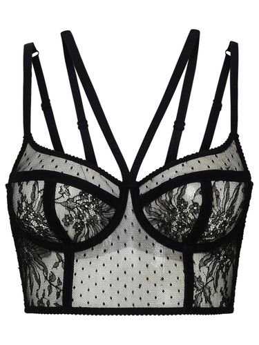 Dolce & Gabbana Black Lace Top - Dolce & Gabbana - Modalova