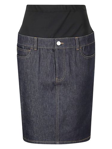 Coperni Hybrid Midi Denim Skirt - Coperni - Modalova