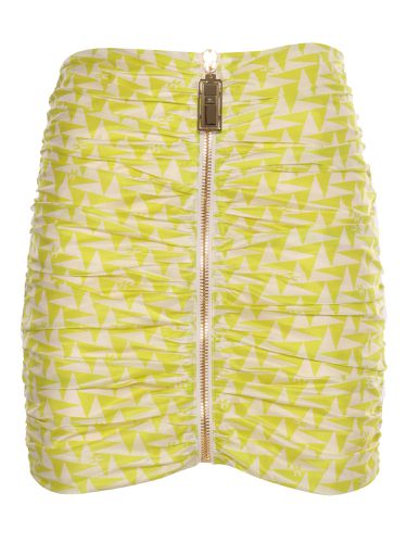 Skirt With Zip - Elisabetta Franchi - Modalova