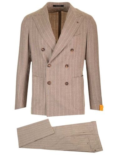 Montecarlo Prince Of Wales Suit In Super 110s Wool - Tagliatore - Modalova