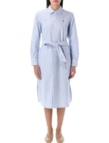 Belted Oxford Shirt Dress - Polo Ralph Lauren - Modalova