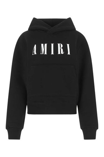 Black Cotton Oversize Sweatshirt - AMIRI - Modalova