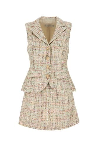 Multicolor Tweed Dress - self-portrait - Modalova