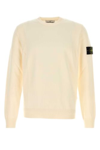 Cream Wool Blend Sweater - Stone Island - Modalova