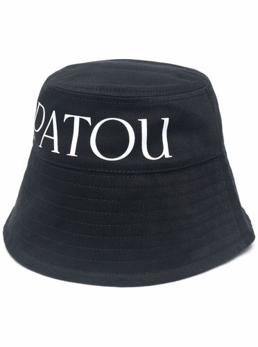 Bucket Hat With Wide Brim And Lettering Print In Cotton Woman - Patou - Modalova