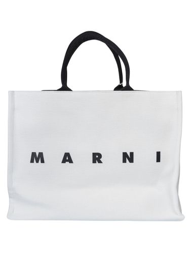 Marni Top Handle Logo Shopper Bag - Marni - Modalova