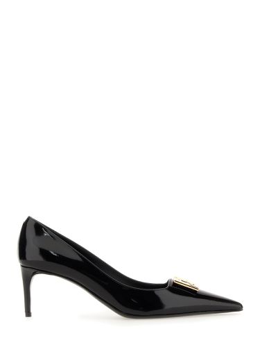 Leather Pointy-toe Pumps - Dolce & Gabbana - Modalova